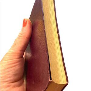 Antique 1920 Red Leather UK Collins A Childs History of England Charles Dickens